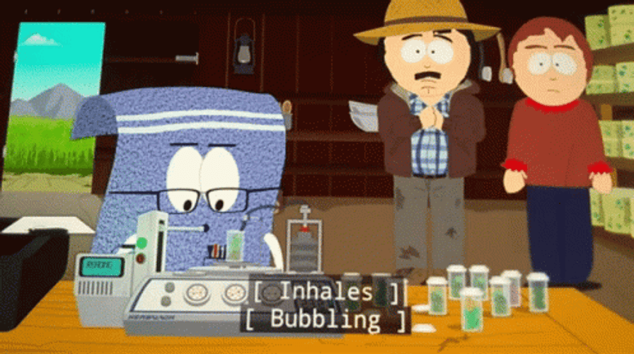 Towelie Doing Science Experiments GIF