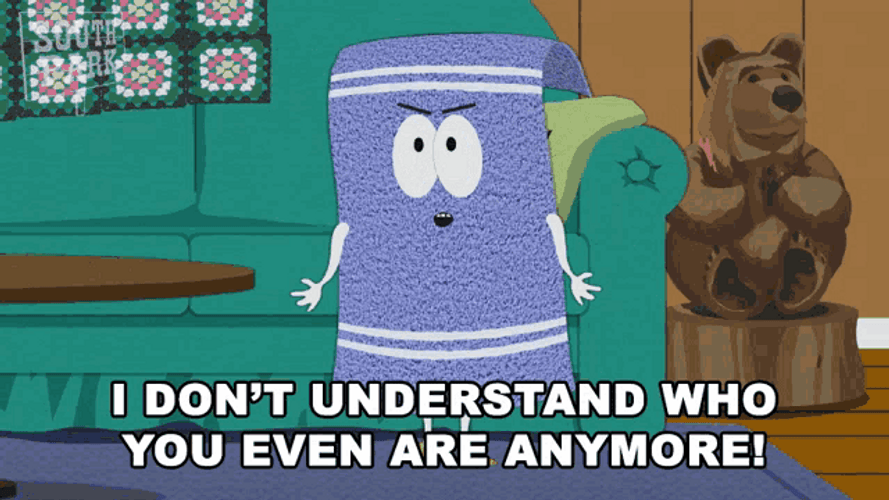 Towelie Don't Understand Himself GIF