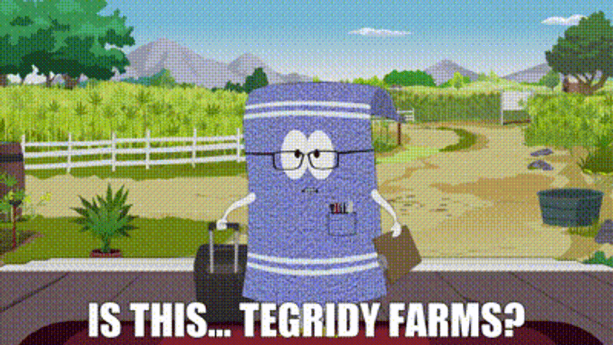 Towelie Looking For Tegridy Farm GIF