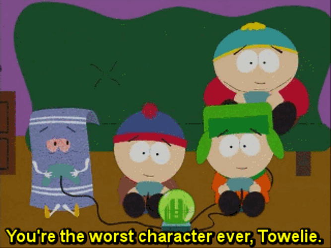 Towelie Playing Video Games With The Gang GIF