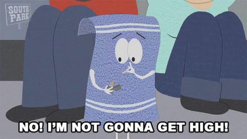 Towelie Promising Not To Get High GIF