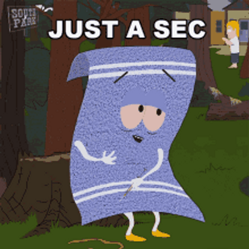 Towelie Resting Just A Second GIF