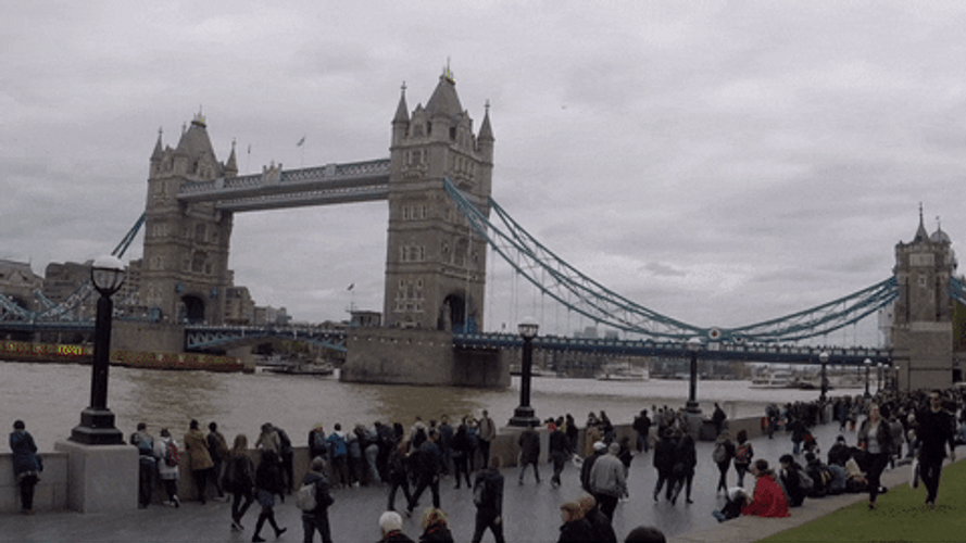 Tower Bridge Timelapse GIF
