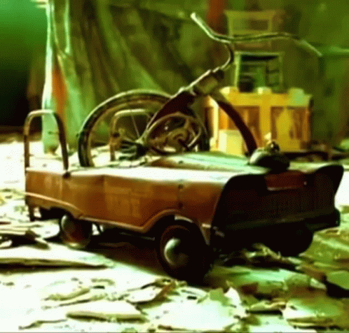 Toy Car with Ec License Plate