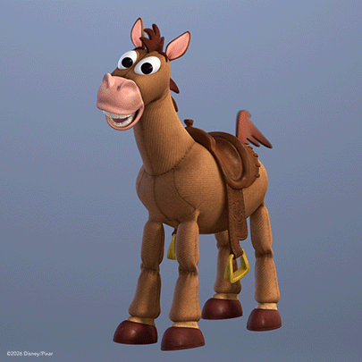 Toy Horse from Toy Story with Saddle