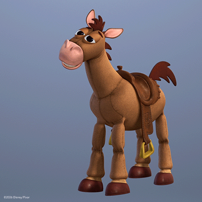 Toy Horse with Saddle and Bridle from Toy Story