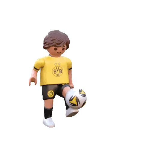 Toy Soccer Player in BVB Shirt