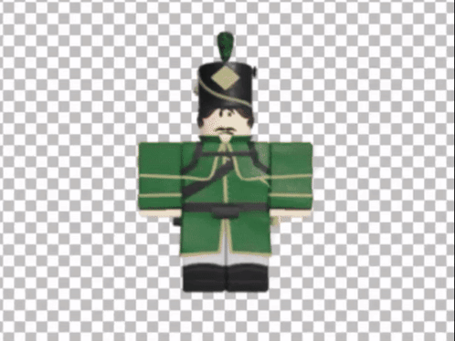 Toy Soldier in Green Uniform and Black Hat