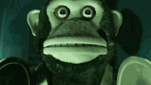 Toy Story Monkey On Security Camera GIF