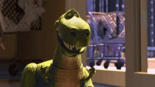 Toy Story Happy Rex GIF