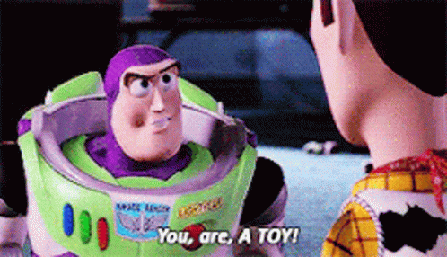 Toy Story Buzz Lightyear You Are A Toy GIF