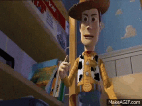 Toy Story Angry Woody Talking GIF