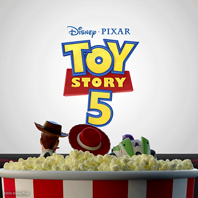 Toy Story 5 Poster With Woody Buzz Lightyear GIF