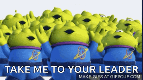 Toy Story Aliens Take Me To Your Leader