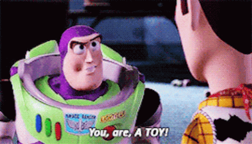 Toy Story Buzz Lightyear You Are A Toy GIF