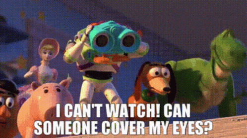 Toy Story Buzz On Binoculars GIF
