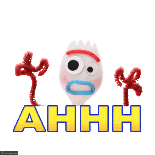 Toy Story Character Saying Ahhh