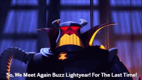 Toy Story Character Says So We Meet Again Buzz Lightyear GIF