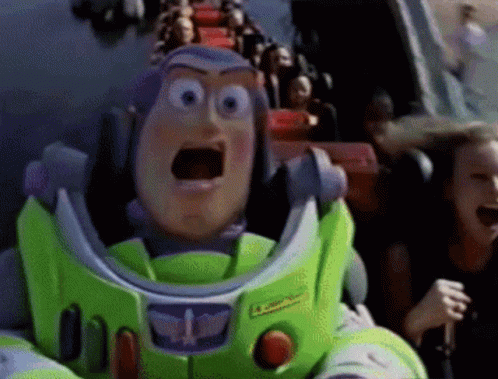 Toy Story Characters Went To Disneyland GIF