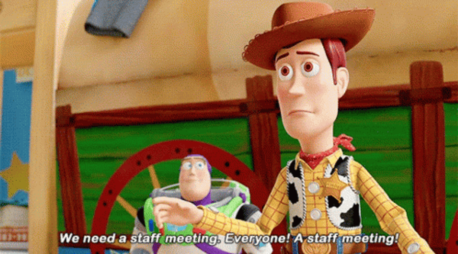 Toy Story Meeting GIF