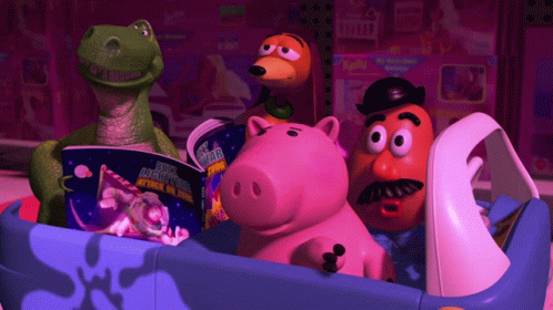 Toy Story Rex And Friends Amazed GIF