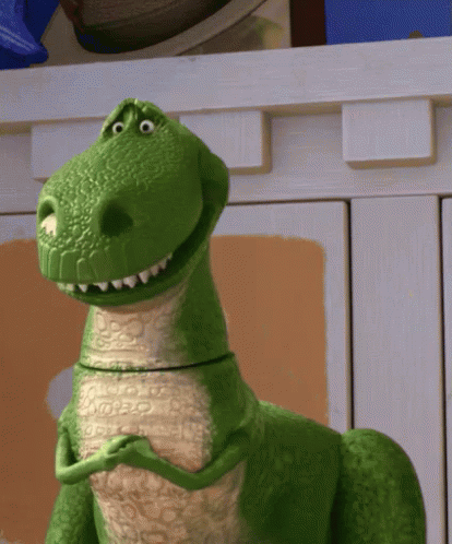Toy Story Rex Shy GIF