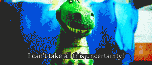 Toy Story Rex Uncertainty GIF
