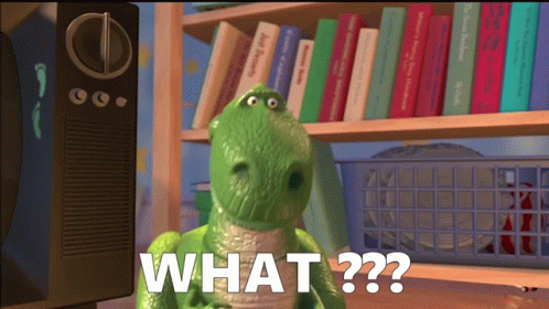 Toy Story Rex What GIF