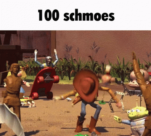 Toy Story Scene 100 Schmoes