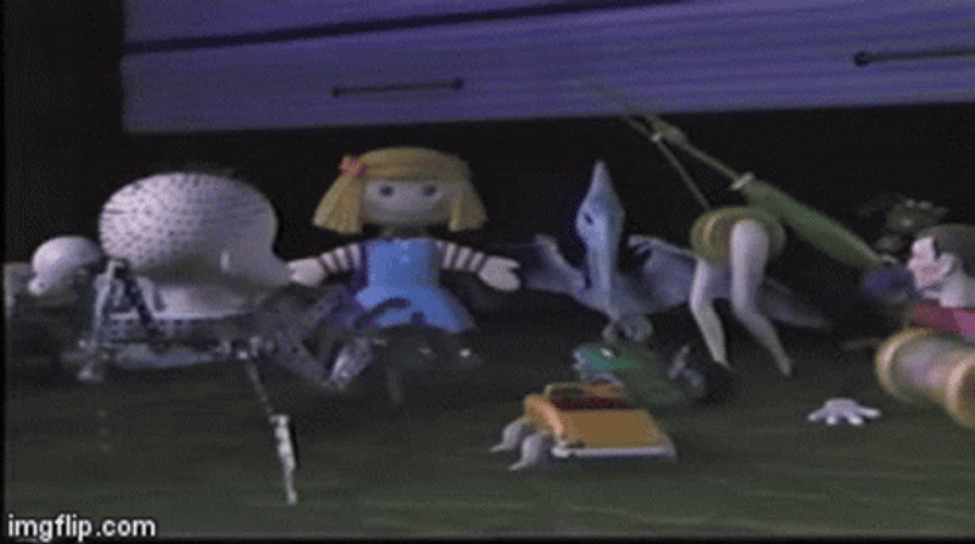 Toy Story Woody Buzz And Sid's Toys GIF