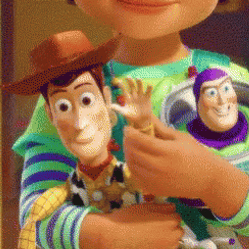 Toy Story Woody Wave Hand GIF