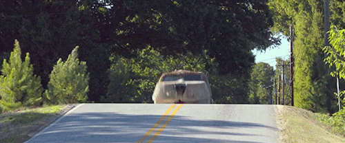 Toyota Car Driving Down Road GIF