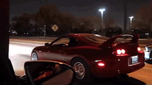 Toyota Supra Fire Turbo GIF