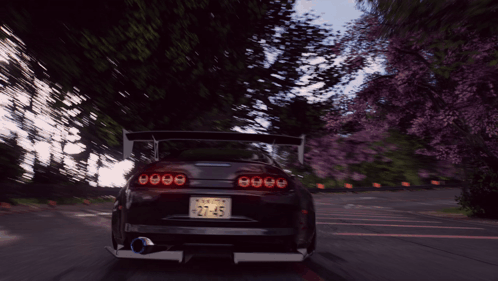 Toyota Supra Slow Motion Drift GIF