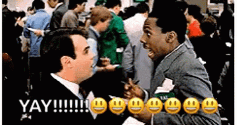 Trading Places Dan And Murphy Hugging GIF
