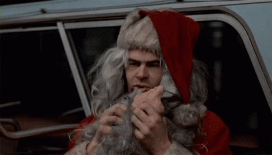 Trading Places Drunk Santa Dan Aykroyd GIF