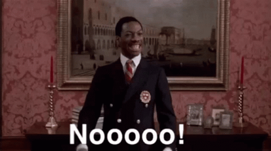 Trading Places Eddie Murphy Big No GIF