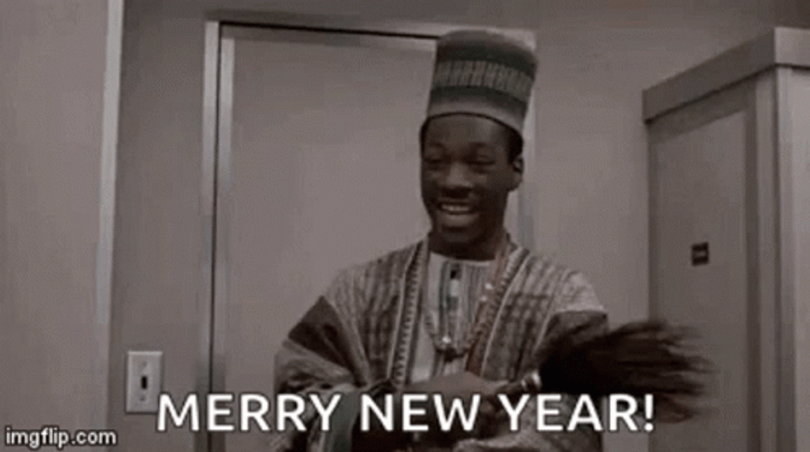 Trading Places Murphy Merry New Year GIF