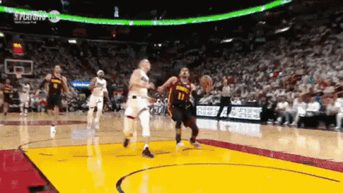 Trae Young Hit On Face GIF
