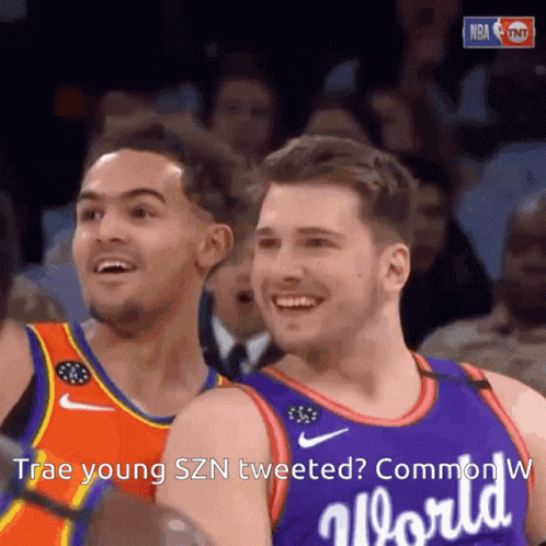 Trae Young Hysterical Laugh GIF