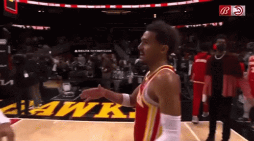Trae Young John Collins Hand Shake GIF