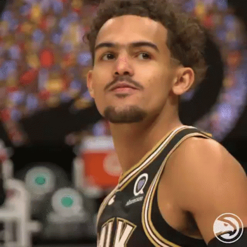 Trae Young Peace Sign GIF