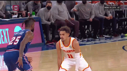 Trae Young Three Point Shot Bow GIF