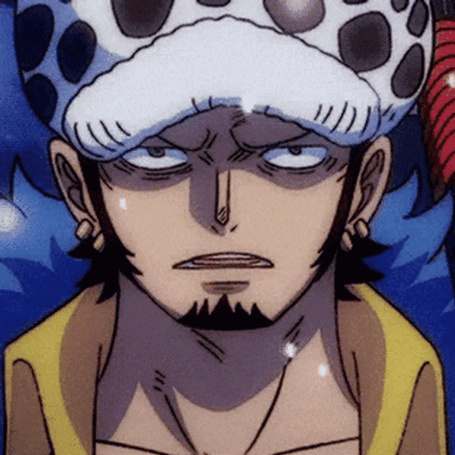 Trafalgar Law Angrily Sighed GIF
