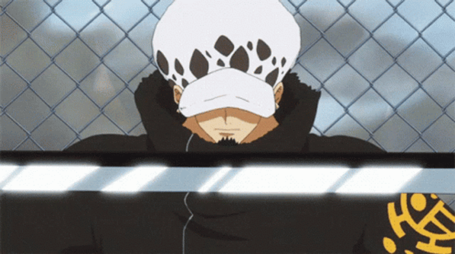 Trafalgar Law Closes His Sword GIF