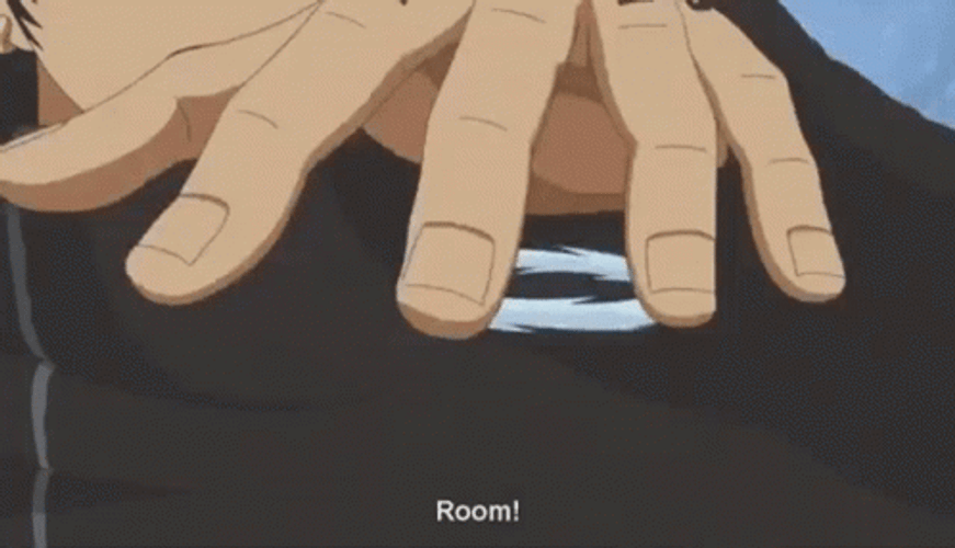 Trafalgar Law Creates Spinning Air GIF