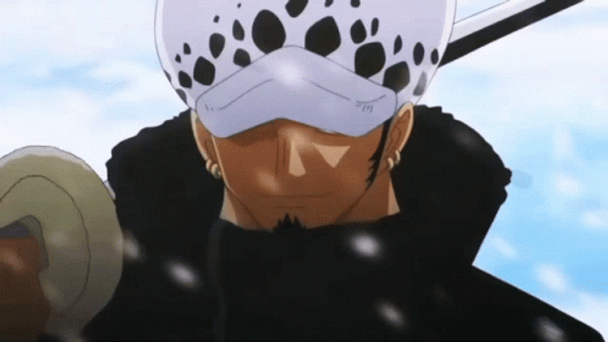 Trafalgar Law In Slow Mo GIF