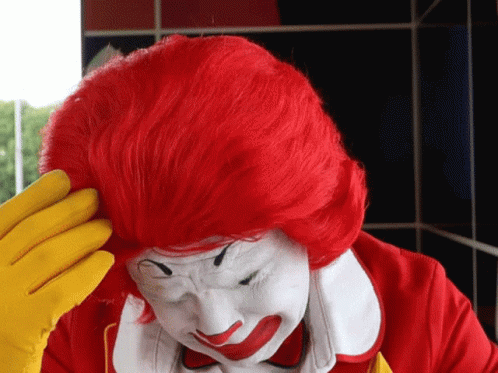 Tragedy Ronald Mcdonald GIF