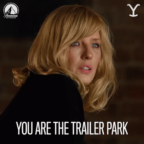 Trailer Park And Tornado Beth Dutton GIF