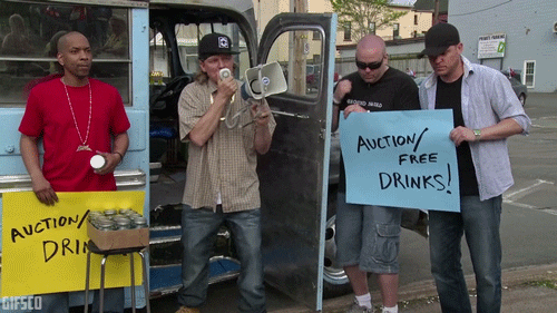 Trailer Park Boys Auction Free Drinks GIF